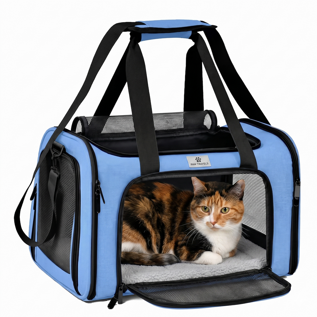 Bolsa Transportín Blanda para Gatos y Perros Pequeños